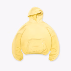 Represent Merch Initial Oversized Yellow Hoodie